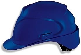 Uvex airwing B-WR Bauhelm mit Drehradsystem für Kopfweite Blau