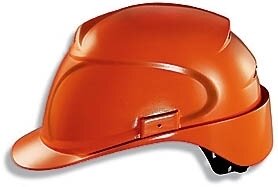 Uvex airwing B-WR Bauhelm mit Drehradsystem für Kopfweite Orange