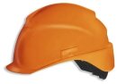 Uvex airwing B-S-WR Bauhelm mit kurzem Schild u. Drehradsystem  Orange