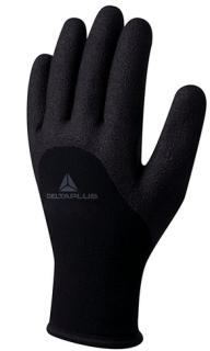 DeltaPlus STRICKHANDSCHUH AUS ACRYL/POLYAMID - HANDFLÄCHE, FINGERSPITZEN & HANDRÜCKENS MIT NITRIL-BESCHICHTUNG, verschiedene Größen