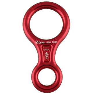 Aliens Abseilachter Classic Rot