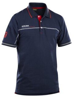 Blakläder Branded Poloshirt  Marineblau/Rot verschiedene Größen