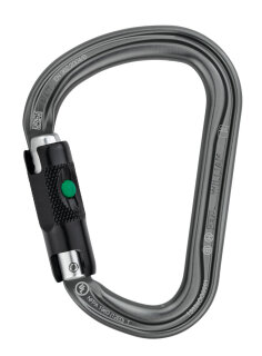 Petzl WILLIAM Ball-Lock Karabiner in grau