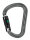 Petzl WILLIAM Ball-Lock Karabiner in grau